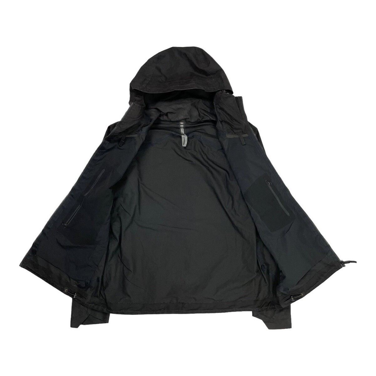 Arc'teryx VEILANCE Isogon Jacket Hooded Black Taped Seams Arc'teryx VEILANCE Isogon Jacket Hooded Black Taped Seams