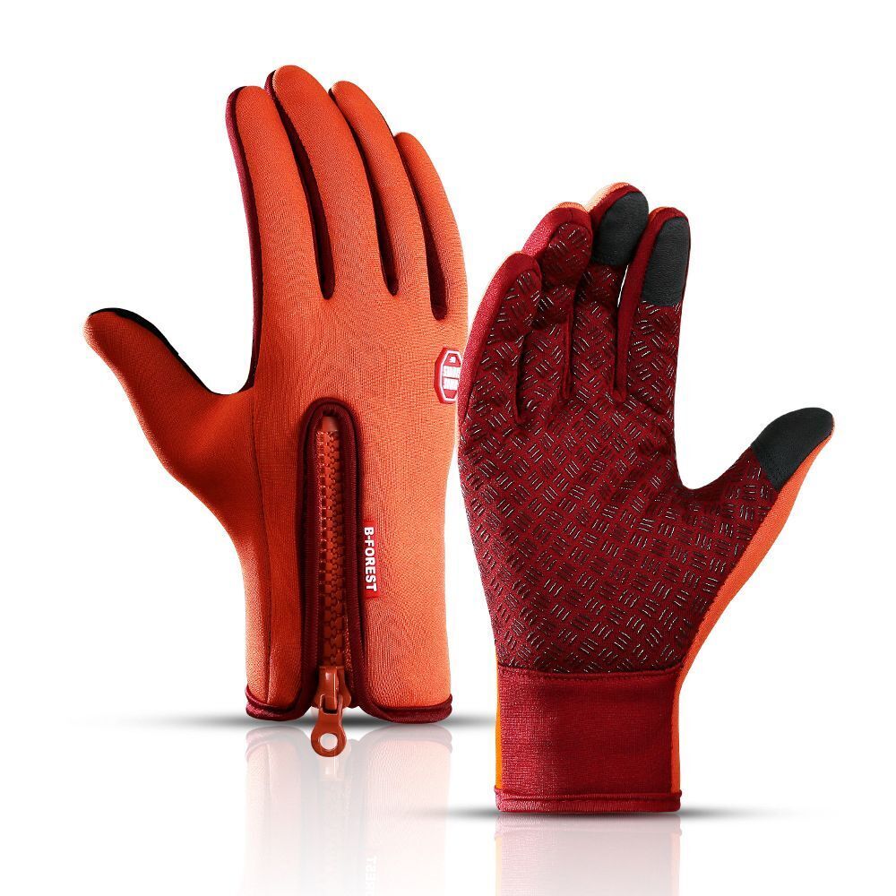 Full Finger Cycling Gloves - Touchscreen Skiing Glove Women Waterproof Mittens