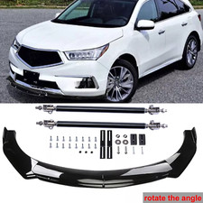 For Acura Mdx Black Front Bumper Lip Part Accessories Splitter Spoiler Body Kit For Acura Mdx Black Front Bumper Lip Part Accessories Splitter Spoiler Body Kit