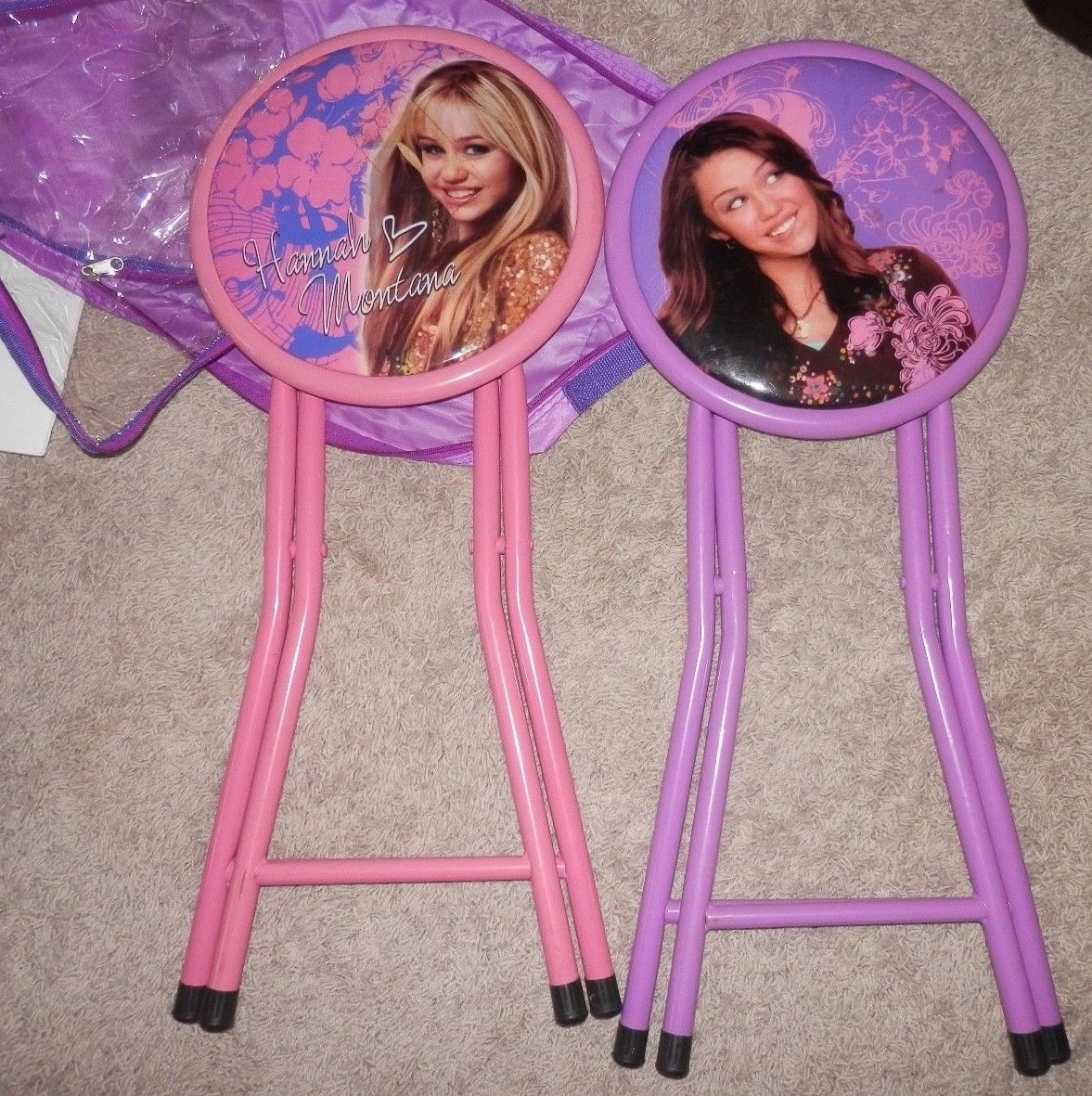 Hannah Montana Disney child size Furniture bar Stool 18