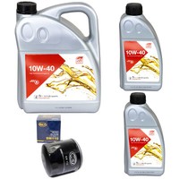 MotoröL Set MotoröL Febi SAE 10W-40 7 Liter + ÖLfilter FüR Alfa Romeo 164 166