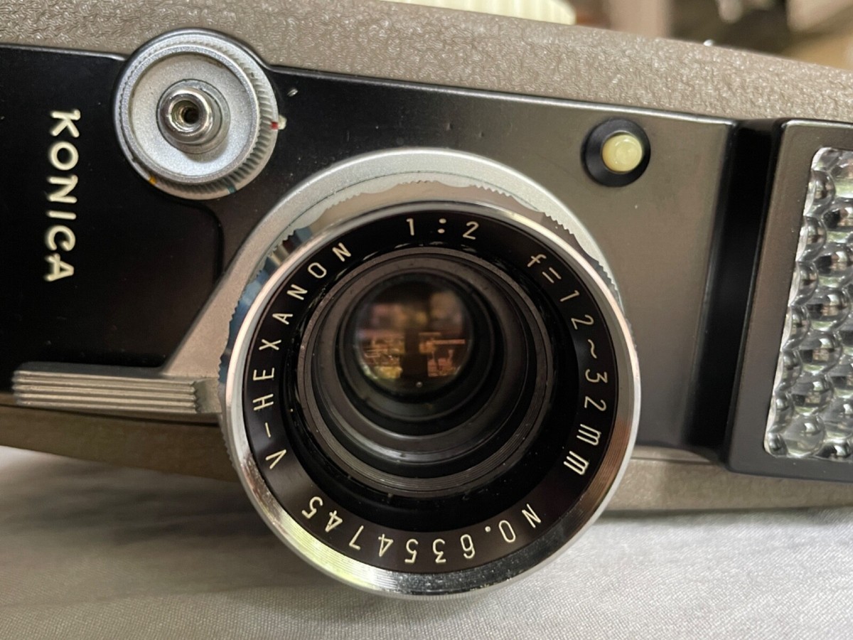 Vintage Konica Zoom 8 Model II Camera 16mm V-Hexanon Zoom Lens | eBay