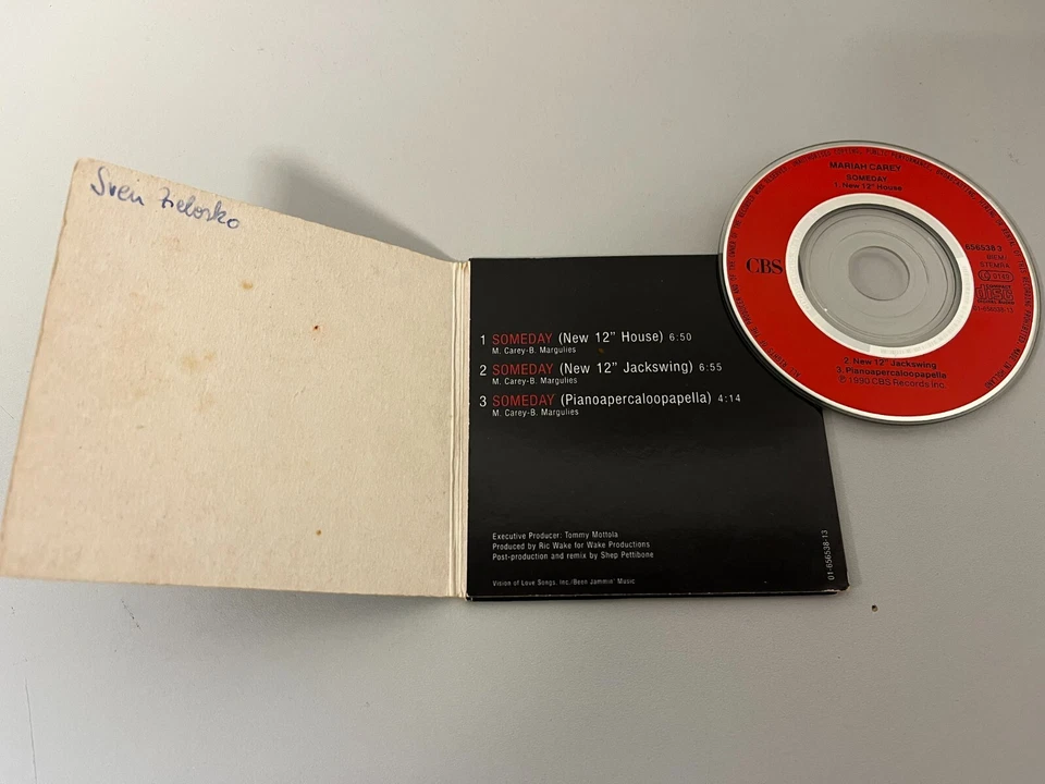 Mariah Carey – Someday - 3" Mini CD Single © 1990 (Shep Pettibone House Mix) - Bild 2 von 2