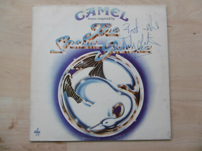 Andrew Latimer Autograph Signed LP Cover ''Camel - The Snow Goose Vinyl