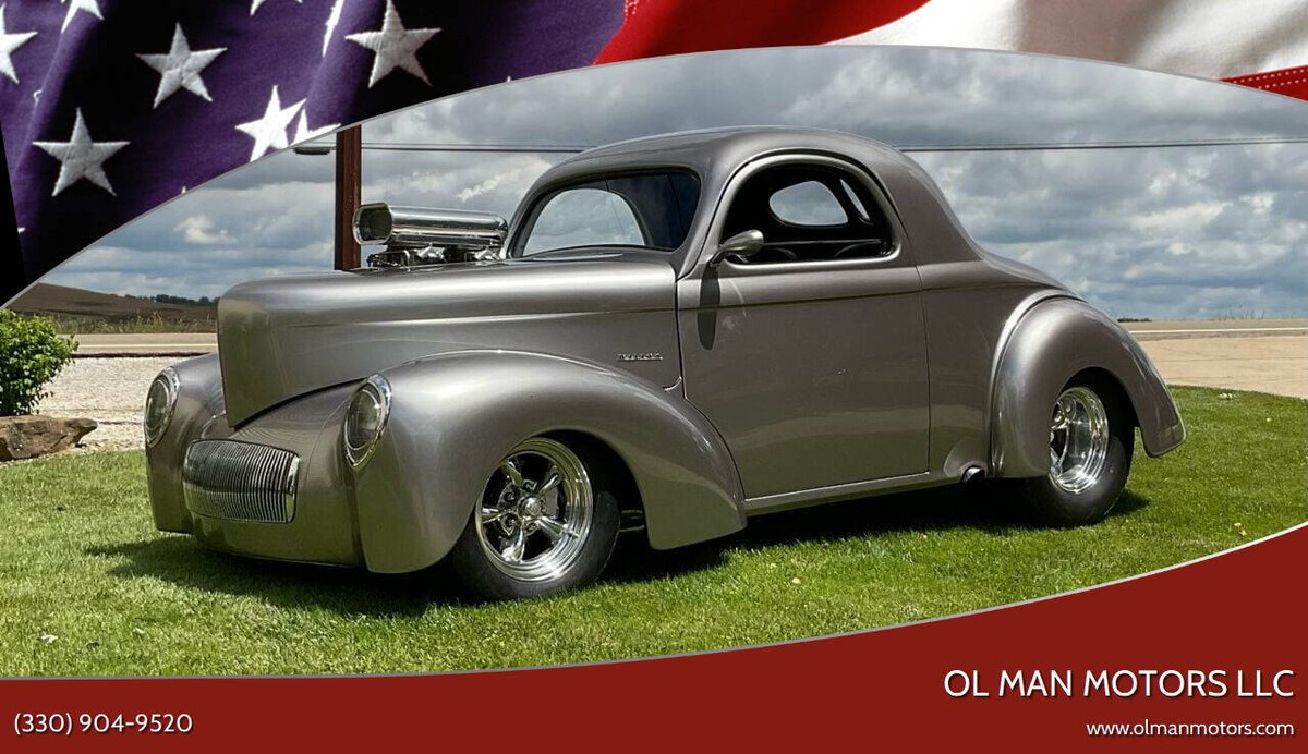 1941 Willys Coupe willys hot rod street rod blown tubbed
