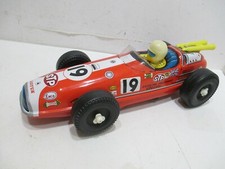 LOTUS HIGH SPEED RACER- BATTERY OPERATED-ALL TIN-MADE N JAPAN WORKS GOOD-