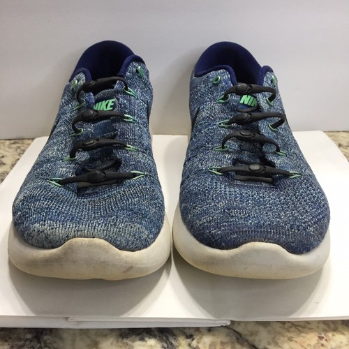 Nike Lunarepic Flyknit 843765-501 Women Size US 8.5 M Blue Running Shoes C5 - Picture 3 of 12