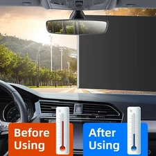 For Nissan Car Sun Shade Retractable Windshield Visor SUV Window Folding Block