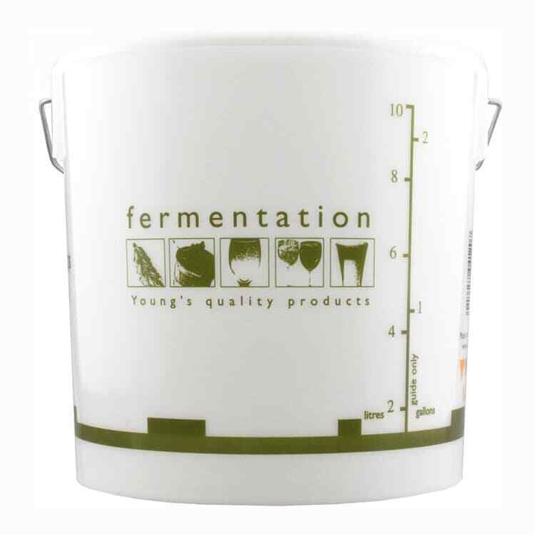 10 Litre Youngs Fermentation Brewing Bucket & Lid