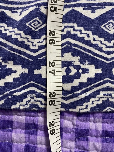 BILLABONG Pencil Midi Skirt Blue Geometric Print Womens M - Picture 2 of 8