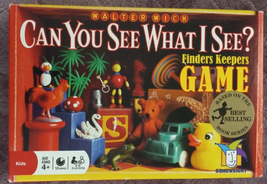 Can You See What I See? Finders Keepers Game 2-6 Players Age 4 for 