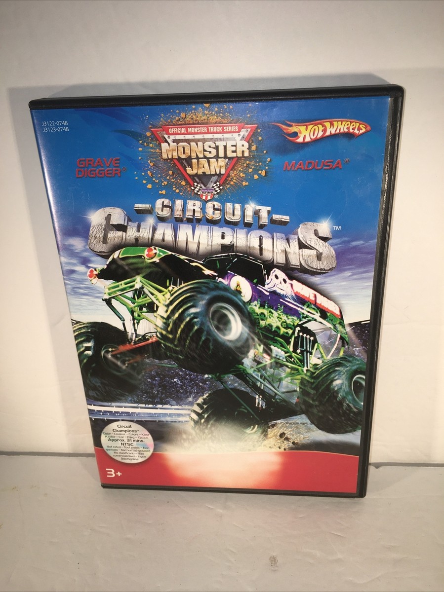 Monster Jam Circuit Champions Grave Digger Madusa (DVD, 2004