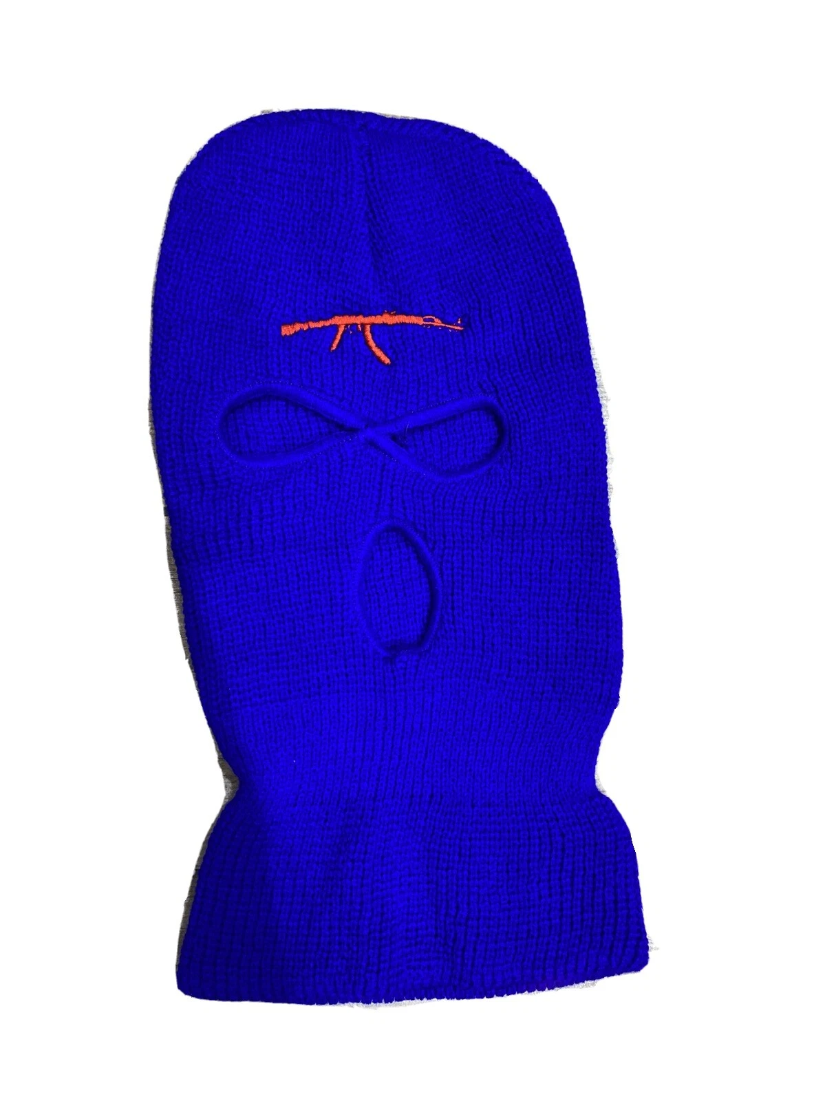 New 3 Hole Full Face Ski Mask Winter Cap Balaclava Ak 47 Logo Men And Women