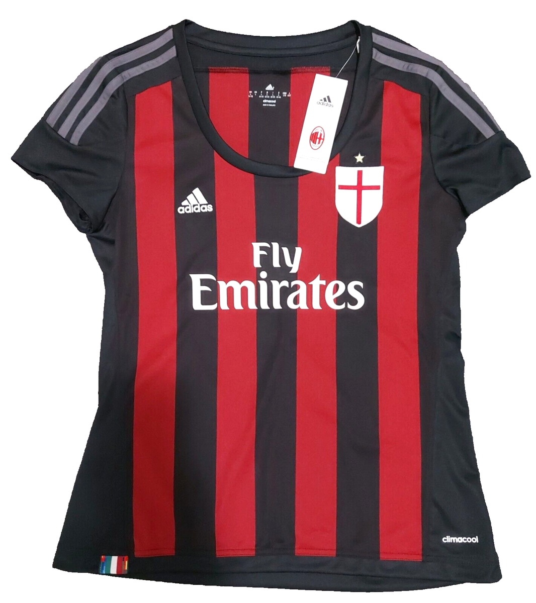 Adidas 2015-16 AC Milan Home Womens Soccer Football Serie A League