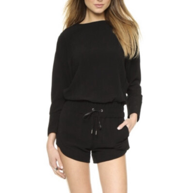 Helmut Lang Georgette Jumpsuit Cutout Side Medium New With Tags