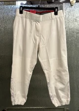Ladies Softball Pants Medium 30x20 Mesh Panels Grip Waist Pockets Orig $29