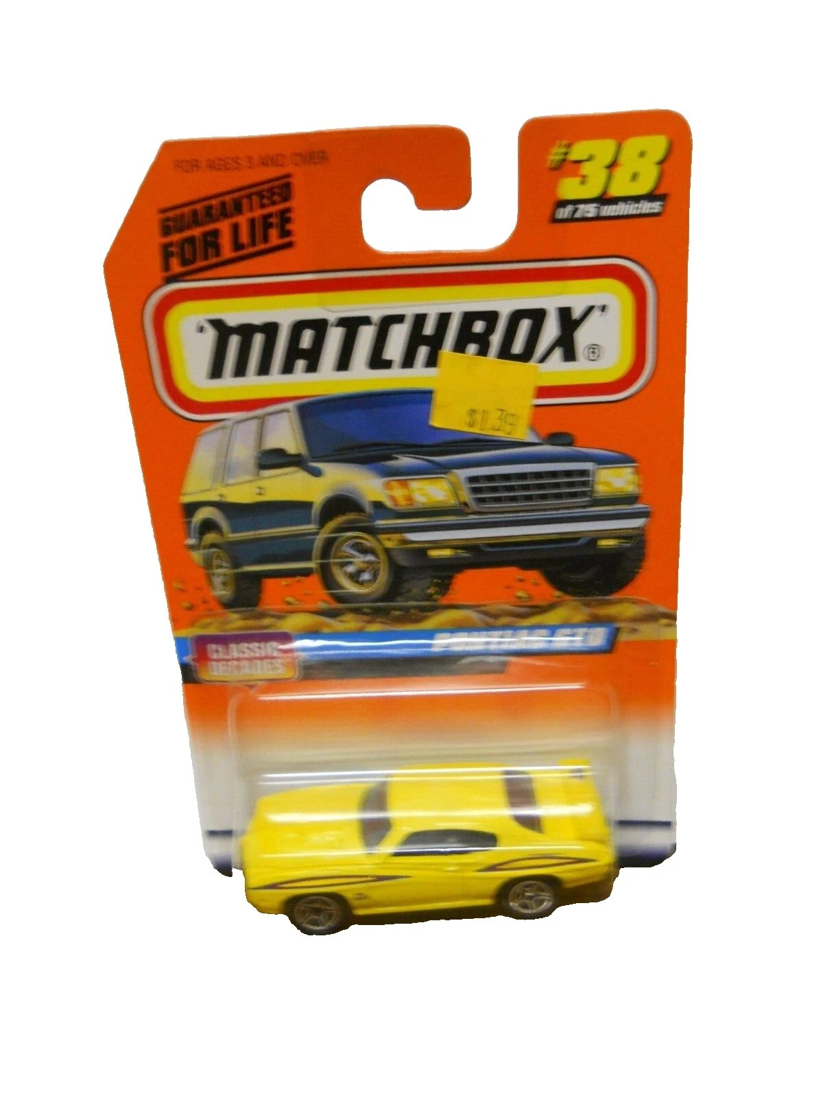 Matchbox Diecast Racing Cars 1998 Vehicle Year