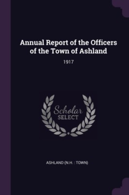 Ashland - Annual Report of the Officers of the Town of   1917 - New pa - X555z