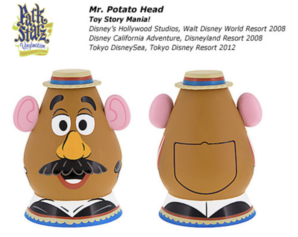 Toy Story Vinylmation 24個入り Park Starz Series 4 Disney Vinylmation Mr. Potato Head Toy