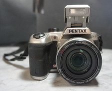  RI4 Pentax X-5 16MP DSLR Digital Camera Foldout LCD Tested W/Lens Cover