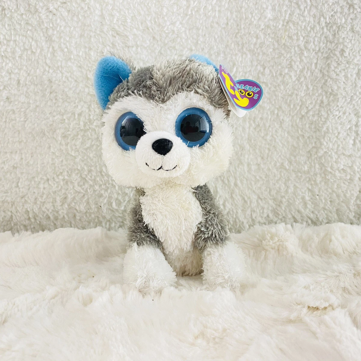 TY Beanie Boos SLUSH the Husky 1st USA Version 1st Gen Hang