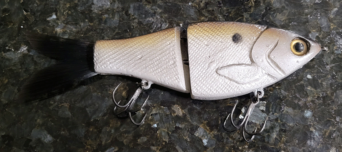 Clutch Swimbaits OG Glide 7.5" - Dirty Gizzard - Glide Bait / Swimbait - Image 3