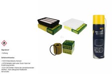 MANN-FILTER Filtersatz MANNOL Klimareiniger für Mitsubishi Outlander II 2.2