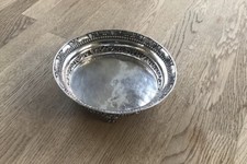 Silberschale auf Fu&szlig;, Frankreich 2. H&auml;lfte 19. Jahrhundert