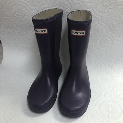 Black Hunter Kids Hunter Wellies Size 12 Kids Hunter Rain Boots