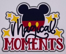 Disney Magical Moments - Paper Piecing Scrapbook Embellishment Die Cuts