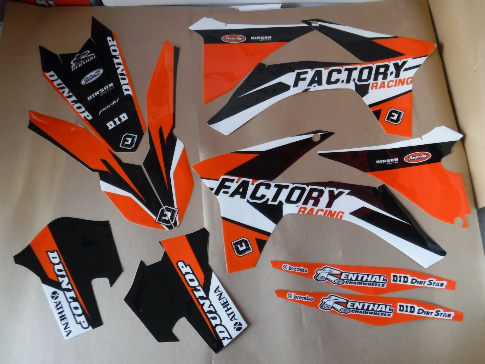 Flu Design FLU DESIGNS PTS4 TEAM GRAPHICS KTM SX SXF XC XCF 2011 2012 full size | eBay
