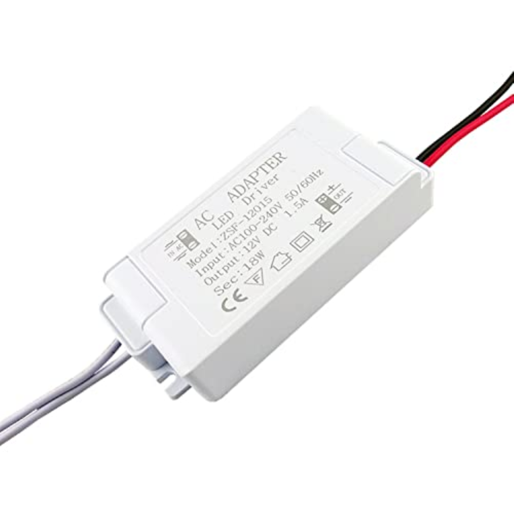 CAM2 trasformatore LED 12V 18W, alimentatore driver LED 1.25A 230V a 12V DC tras