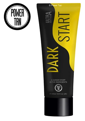 Power Tan Dark Start Ultra Edition Bräunung Sonnenbank Lotion Creme Beschleuniger 250ml