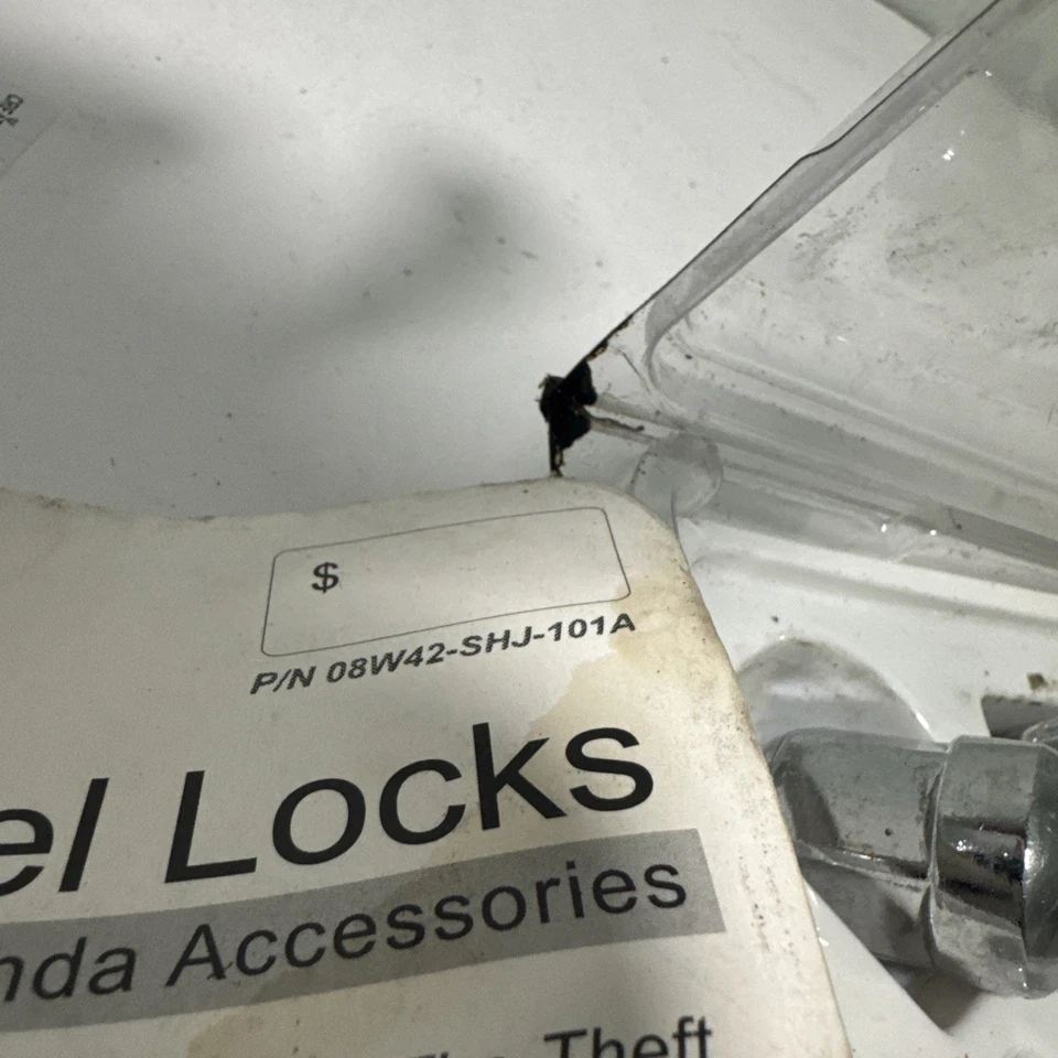 Fechaduras de roda OEM Honda 08W42-SHJ-101A Odyssey, Honda Pilot, Honda Ridgeline X4 - Imagem 3 de 4