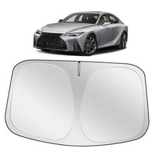 XHRING Car Windshield Sun Shade Sunshade Compatible with Lexus IS250 is 350 F