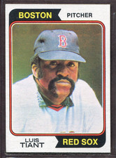 1974 Topps Set-Break #167 Luis Tiant NR-MINT *JAYSACE*