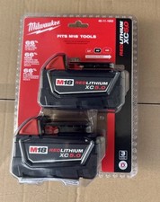 Milwaukee 48-11-1850 M18 XC 5.0 AH 18 Volt Capacity Battery 2 PACK 48-11-1852