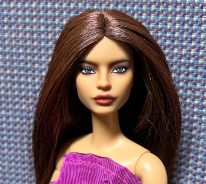 OOAK Mattel Barbie Custom Doll Repainted Hand Painted 1/6 Scale