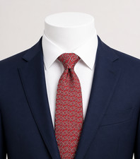 Vineyard Vines RED fish hooks mens neck tie 100 silk fishing fisherman