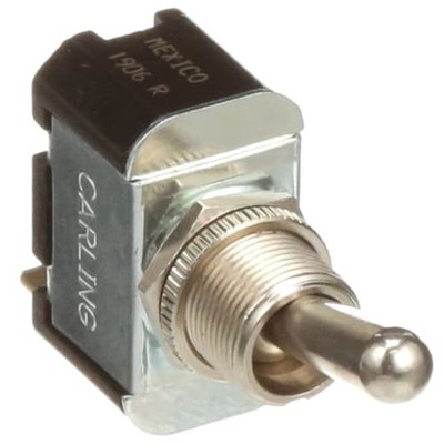 2PC CARLING TECHNOLOGIES 2FA52-73 Toggle Switch, 250 VAC, 10 A, SPST, 0.465 in.