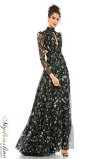 Mac Duggal Women's Floral Black Forest Size 2 NWT Formal Dress MSRP 600