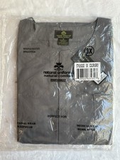 NWT Natural Uniforms Warm Up Scrub Top Jacket...