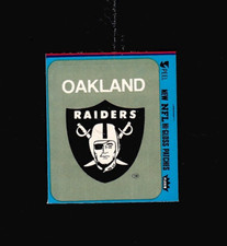 1979 Fleer Team Action NFL Hi-Gloss Patches Stickers OAKLAND RAIDERS Logo