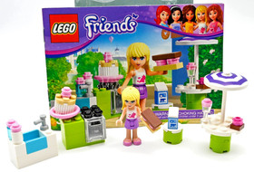 LEGO FRIENDS 3930 : Stephanie's Outdoor Bakery, Complete w/Custom Box, Copy 2