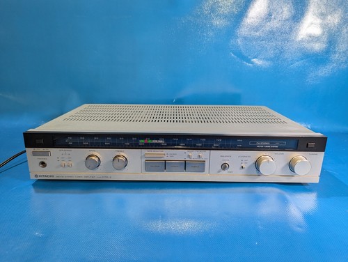 Vintage Hitachi HTA-2 Stereo Receiver AM-FM/Phono/Aux Antenna - Fully Tested