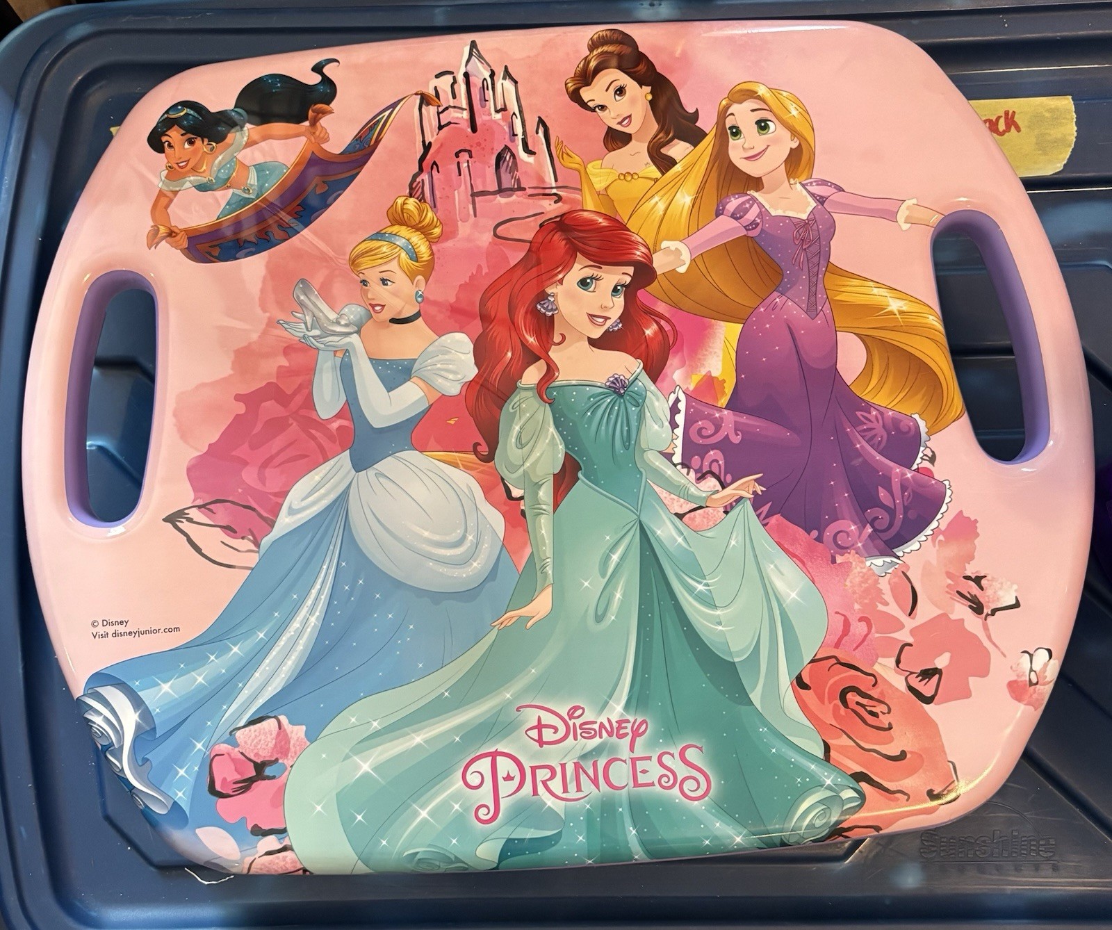 Disney Princess Multicolor Kids Scoot Racer With Handles
