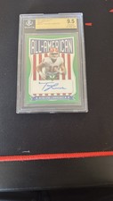 2021 Leaf Valiant All American Green Trevor Lawrence RC Auto/99 (AA-TL1) BGS 9.5