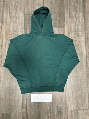 Herren Kapuzenpullover Hoodie Grün Gr. M Normalgröße Baumwollmischung Langarm