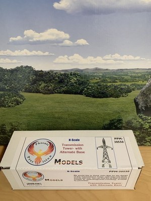 Phoenix Precision Models 30550 N Transmission Tower 3-D Printed Kit