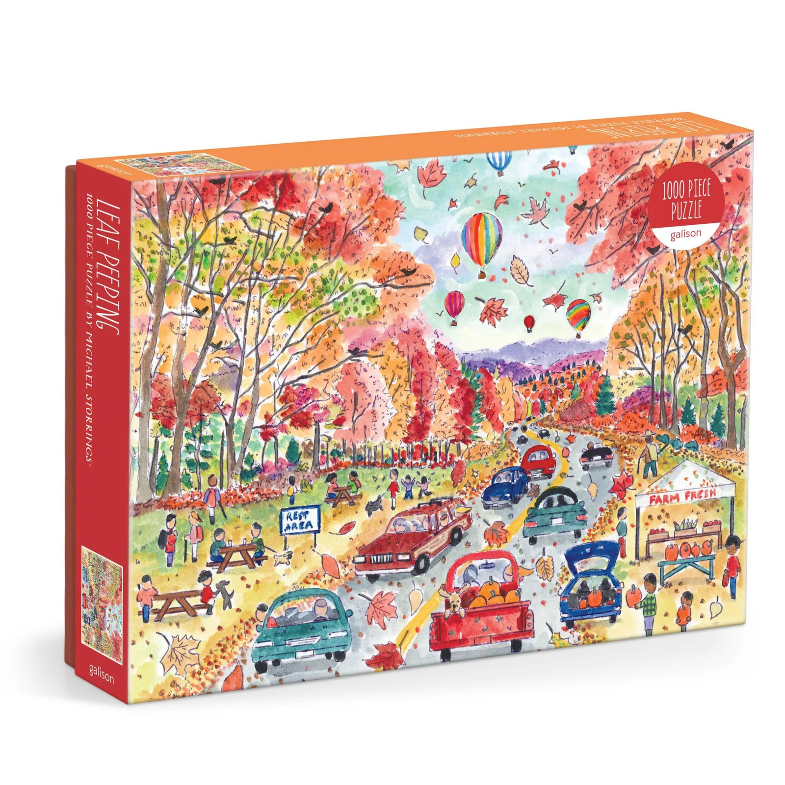 Abrams & Chronicle Books Michael Storrings Leaf Peeping 1000 Piece Puzzle - Image 4